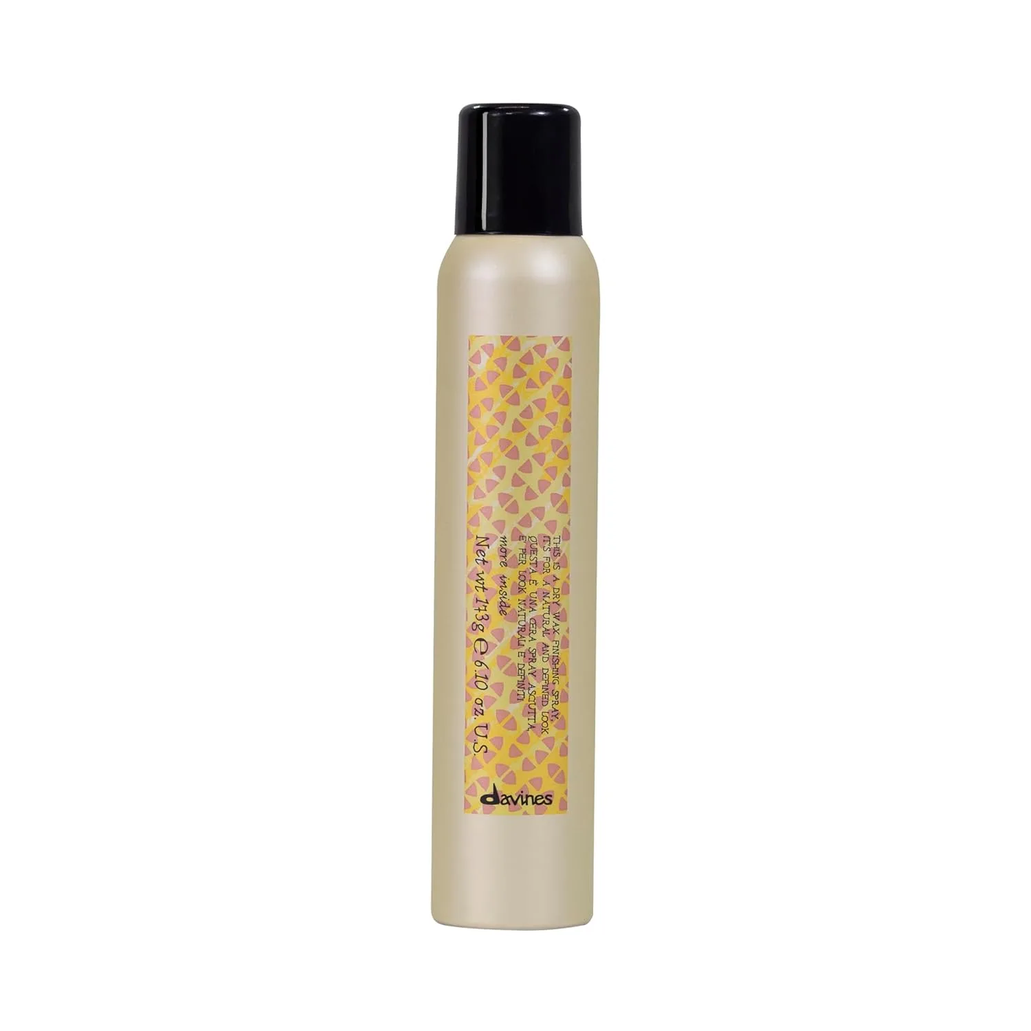 Davines This Is A Dry Wax Finishing Spray, сильная фиксация, текстура и определение - создает сатиново-матовую текстуру и разделяет пряди без жесткости, 200 мл