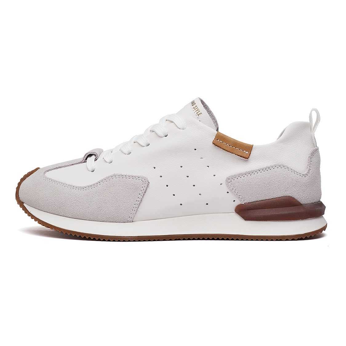 

HUITE Низкие повседневные туфли мужские белые