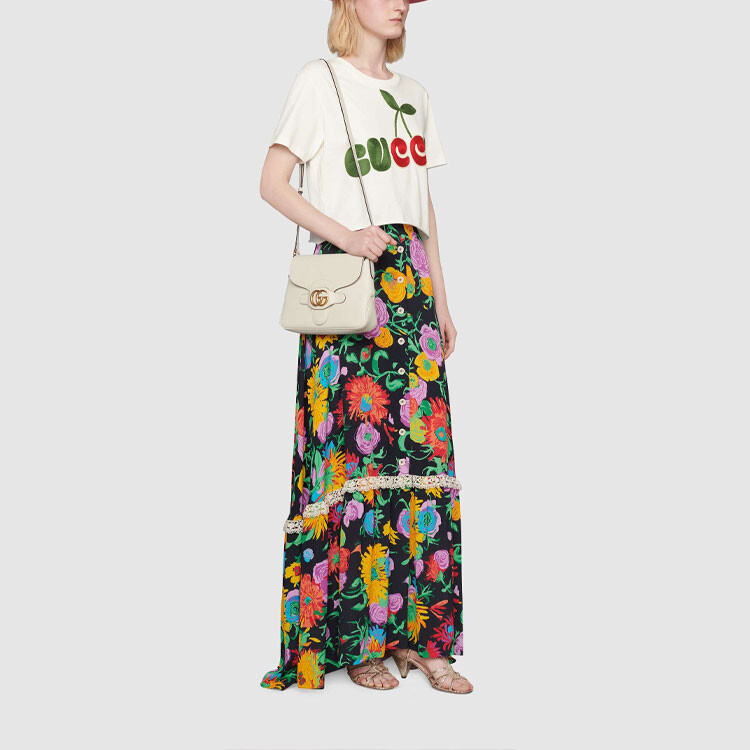 Топ укороченный женский Gucci, слоновая кость — фото 4