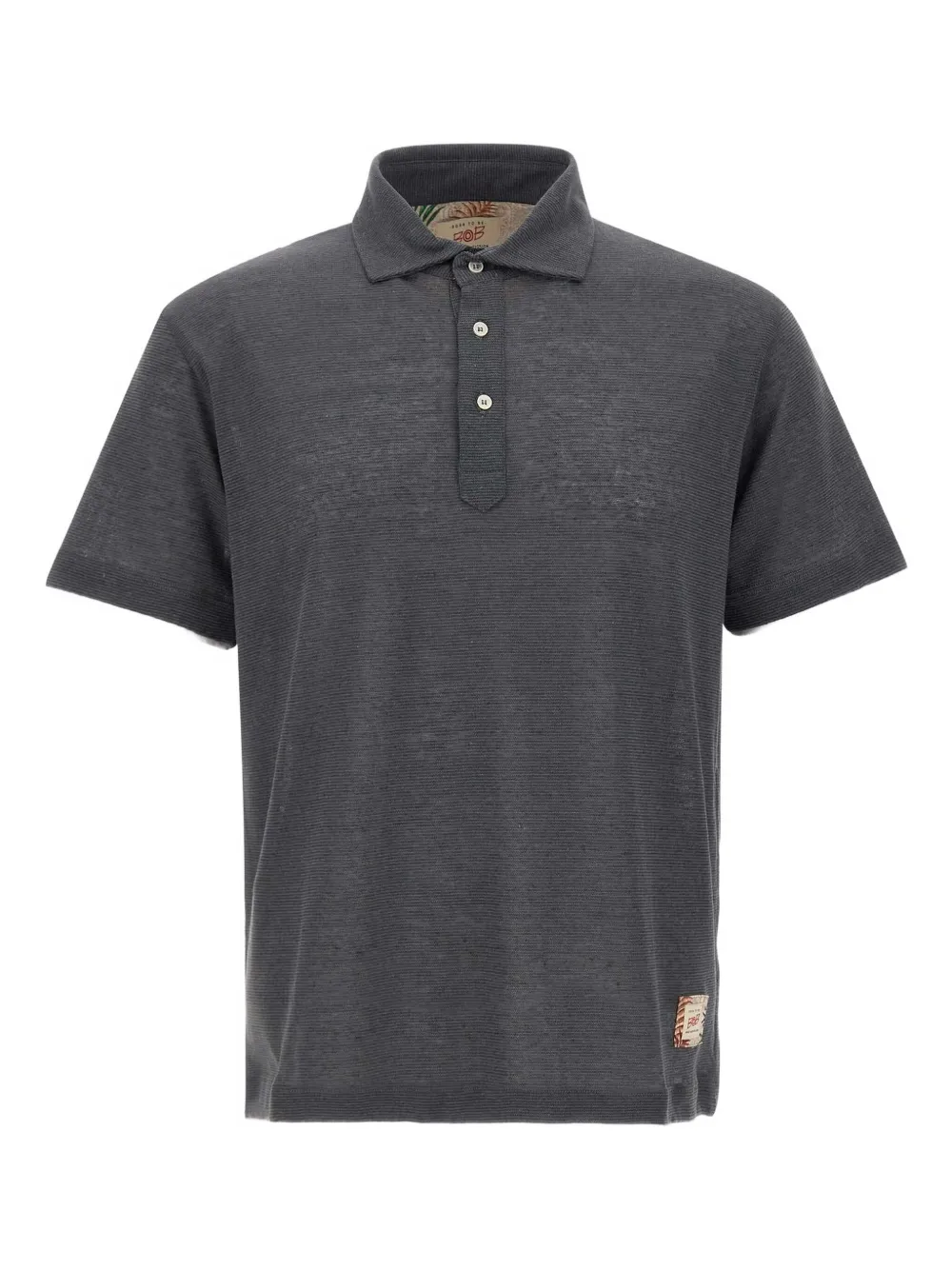 

Рубашка-поло с короткими рукавами и пуговицами BOB, серый