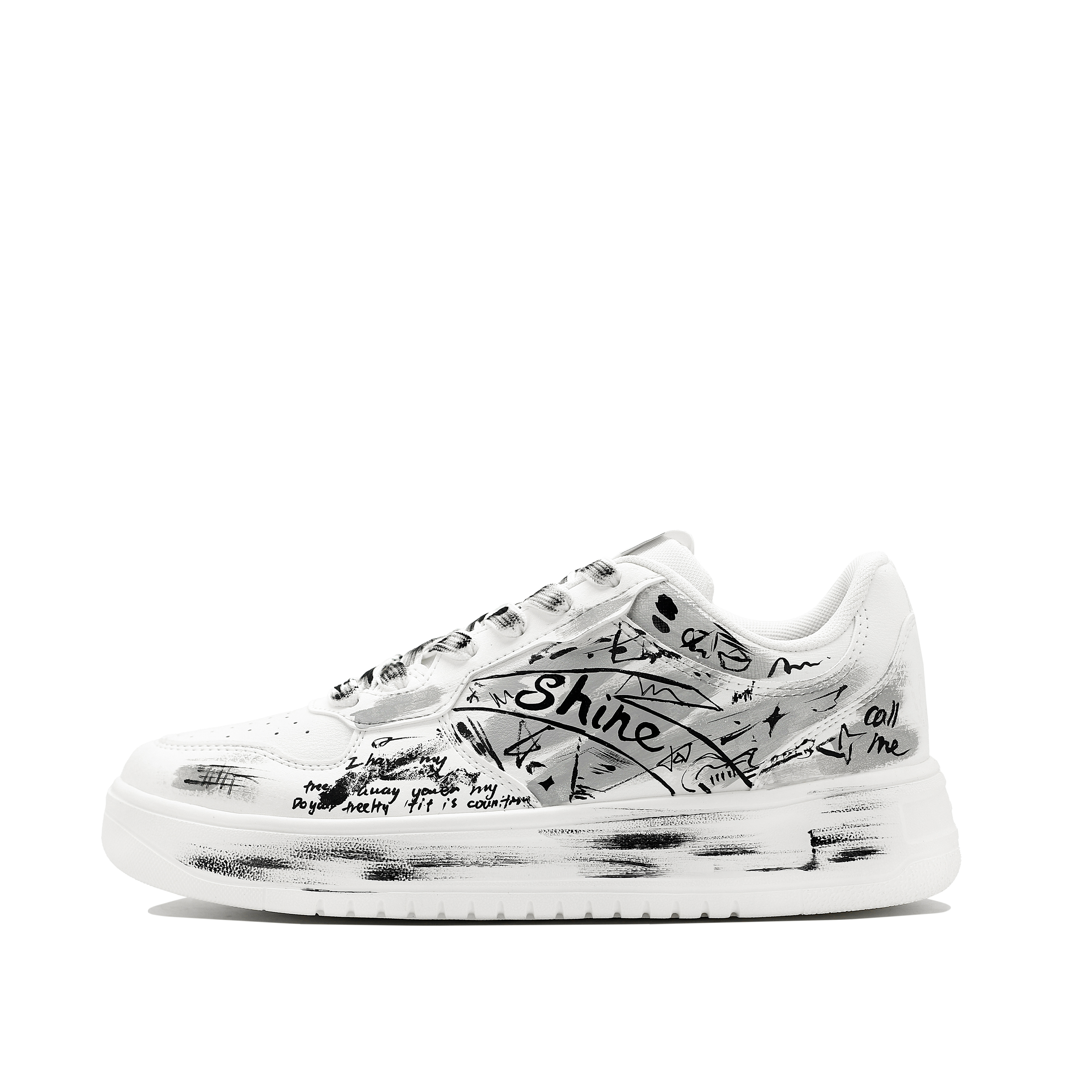 

Кроссовки для скейтбординга с амортизацией, противоскользящие, серые, мужские ANTA, Gray