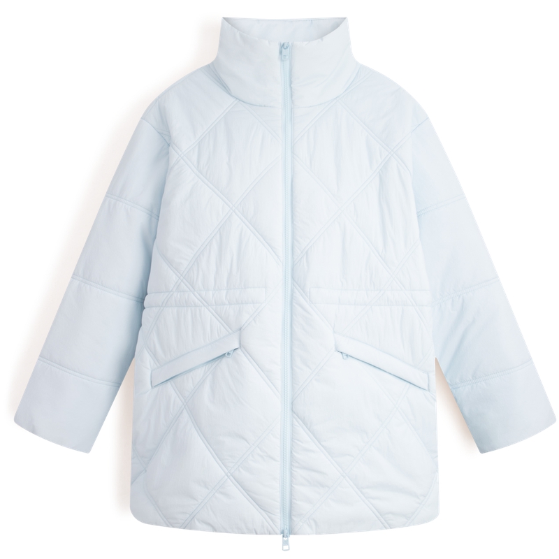 

Calvin Klein Пуховик женский цвета слоновой кости и желтого, CYR-Sky Blue