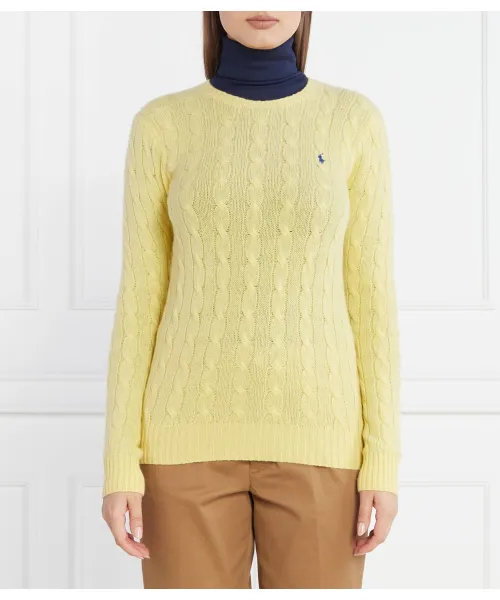 

Шерстяной свитер Джулианны Slim fit Polo Ralph Lauren, желтый