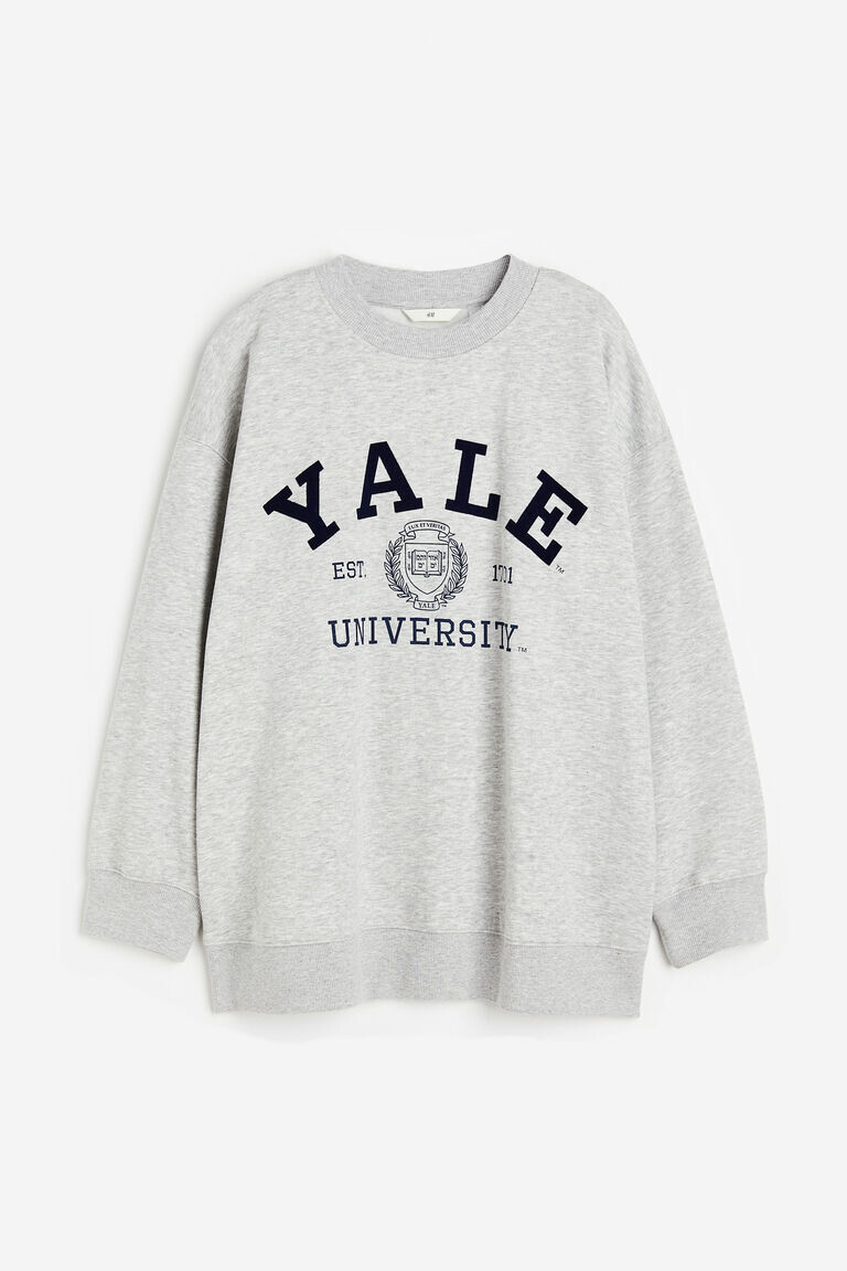 

Толстовка оверсайз H&M, серый
