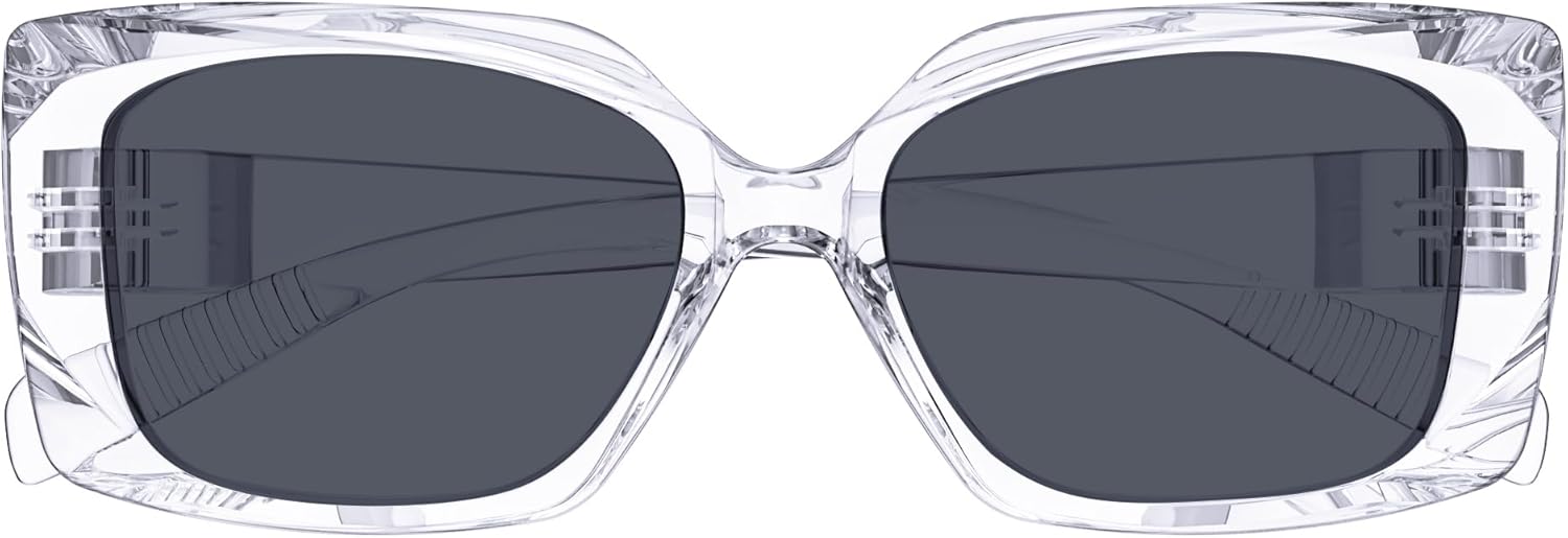 

Солнцезащитные очки Eyekepper в толстой оправе с поляризованными линзами, без металлических винтовых пружинных шарниров, блокировкой бликов и защитой от УФ-излучения UV400, серые линзы, Clear