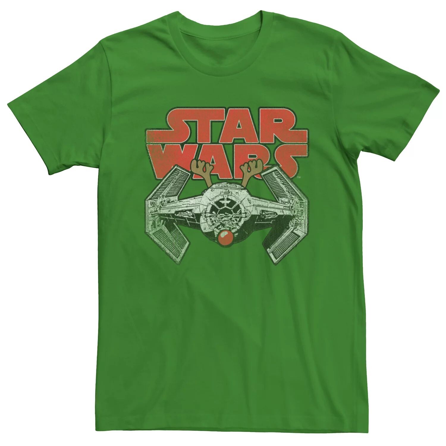 

Мужская рождественская футболка «Звездные войны Рудольф TIE Fighter» Licensed Character