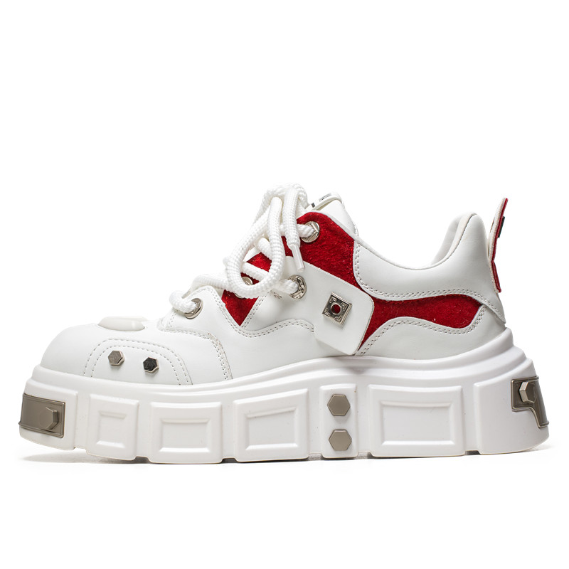 

Низкие повседневные туфли для мужчин Bull charm, White Red
