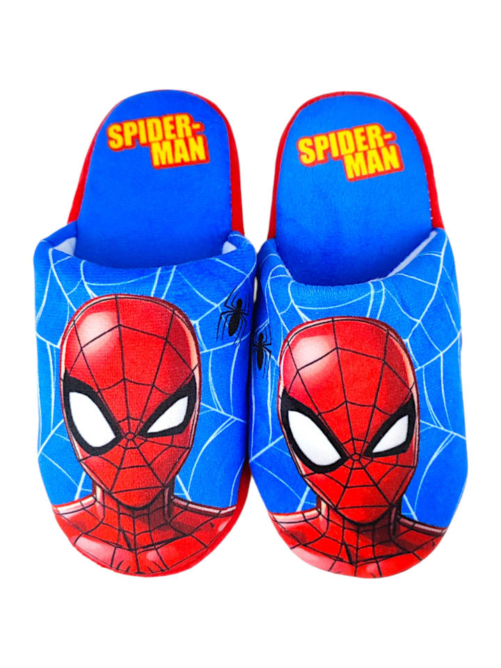 

Тапочки Человека-паука синего цвета Spiderman