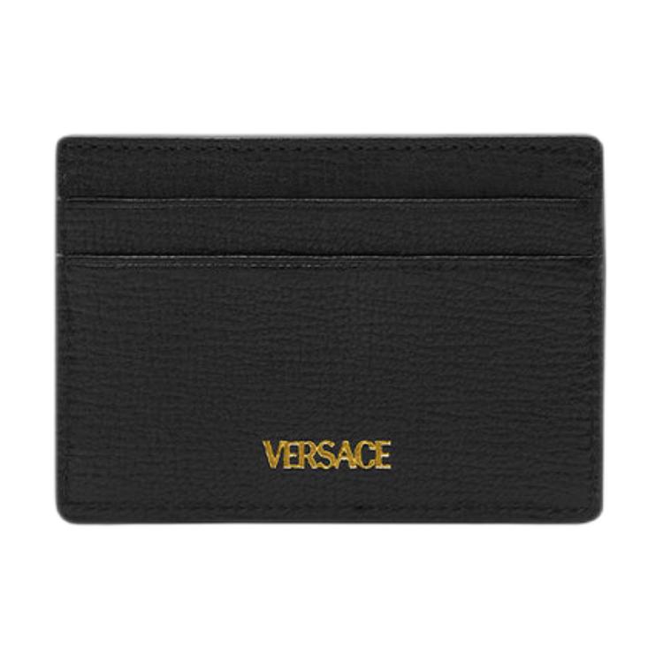 FANSIZHE MEDUSA BIGGIE Серия Кожаный картхолдер Классический Мужской Черный с Золотом VERSACE — фото 2