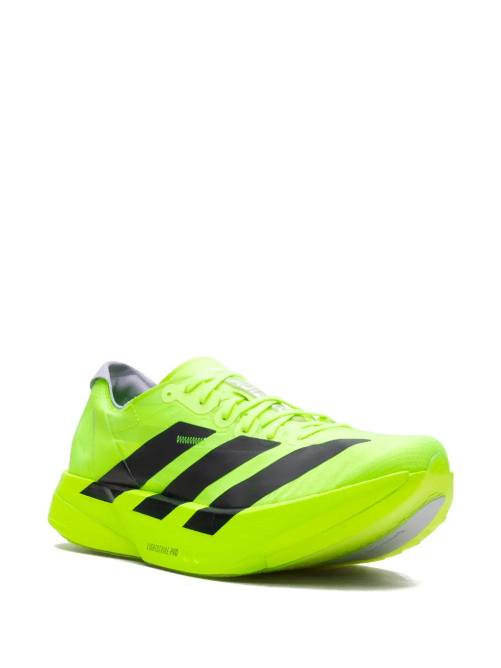 Кроссовки Adizero Adios Pro 4 Lucid Lemon/Black Adidas, зеленый — фото 2