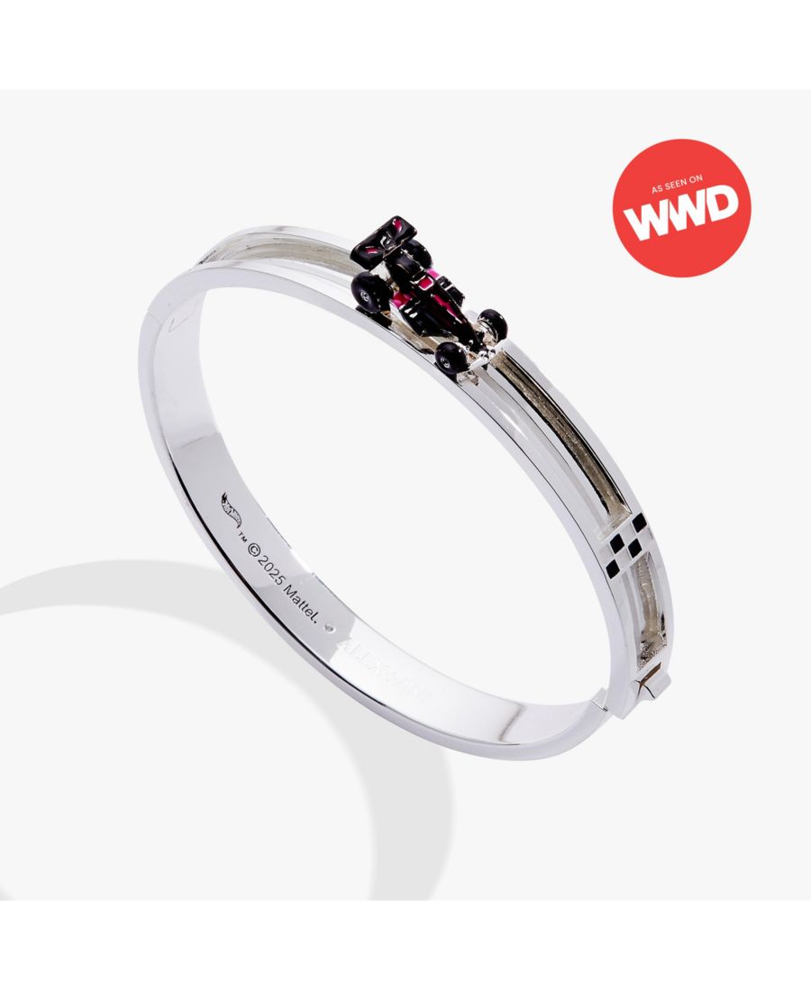 

Браслет-манжета с подвижной гоночной машинкой Hot Wheels Alex and Ani, Silver