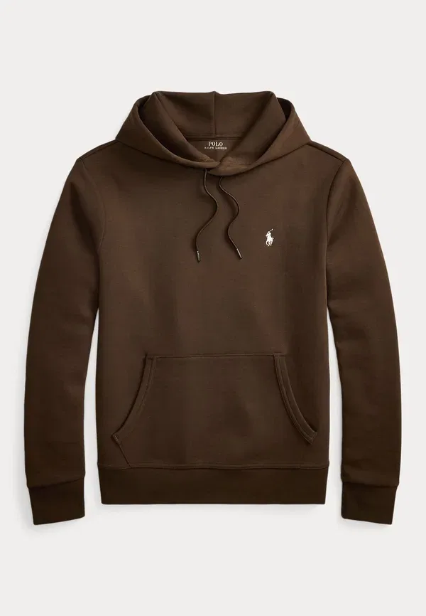 Толстовка с капюшоном двойной вязки Polo Ralph Lauren, мускатно-коричневый — фото 4