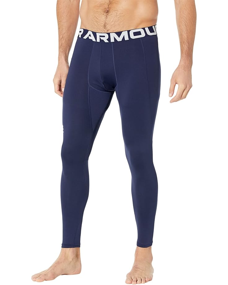 

Брюки Under Armour ColdGear Armour Leggings, цвет Midnight Navy/White