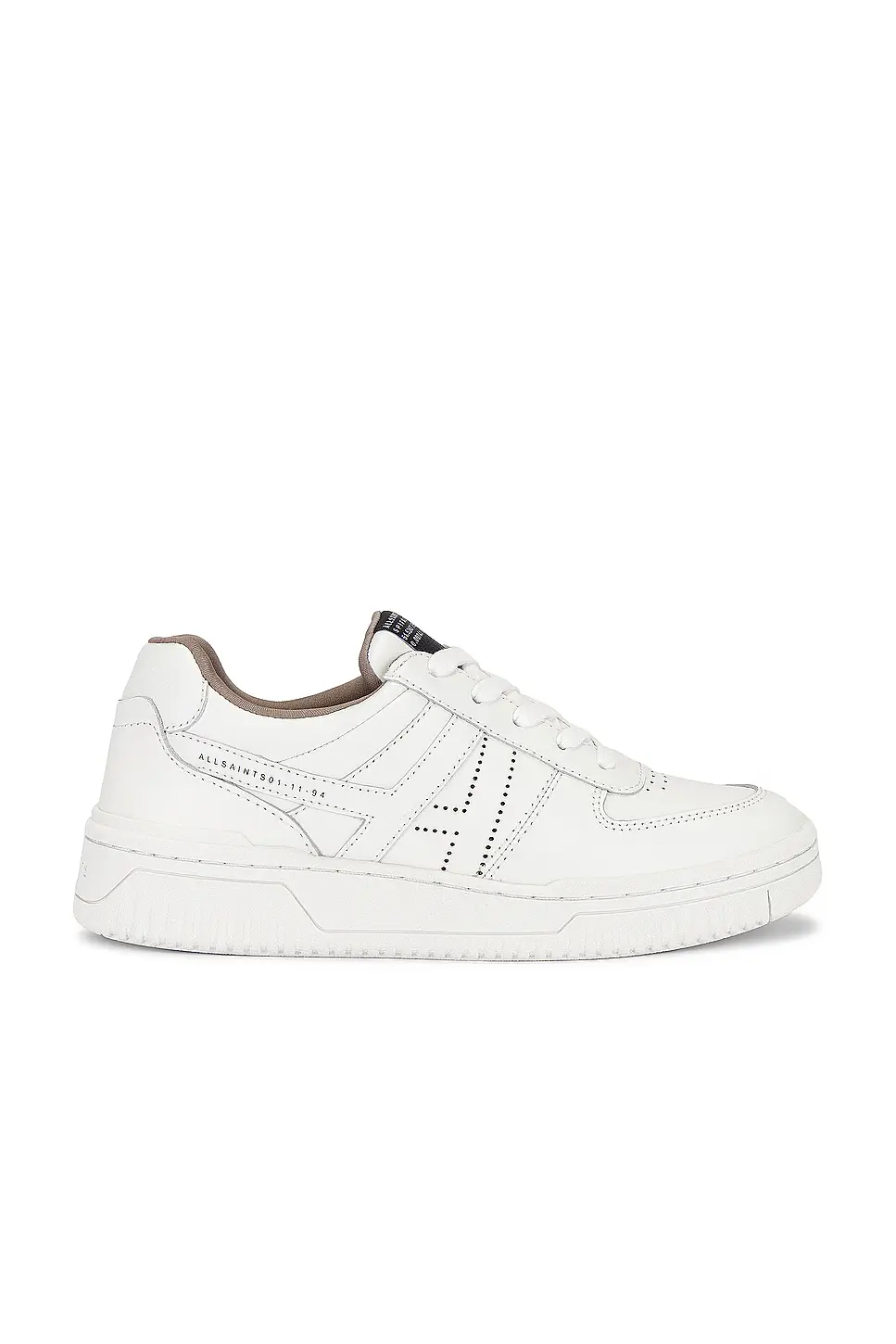 AllSaints Vix WF706Y кроссовки женские US 9 белые кожаные на шнурках ZPO1096 All Saints — фото 2