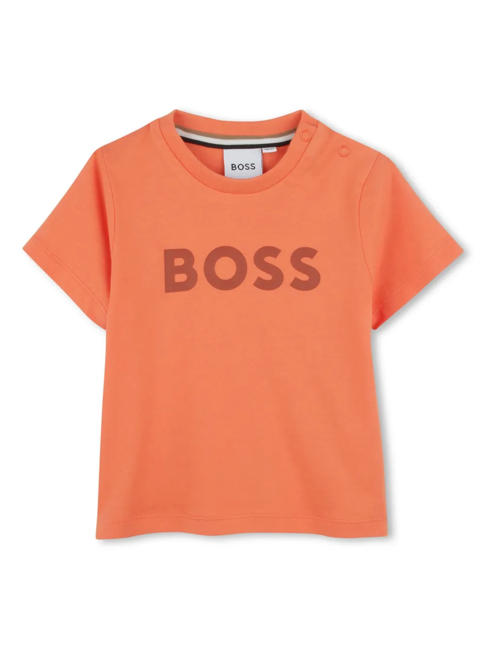 

Футболка с логотипом BOSS Kidswear, оранжевый