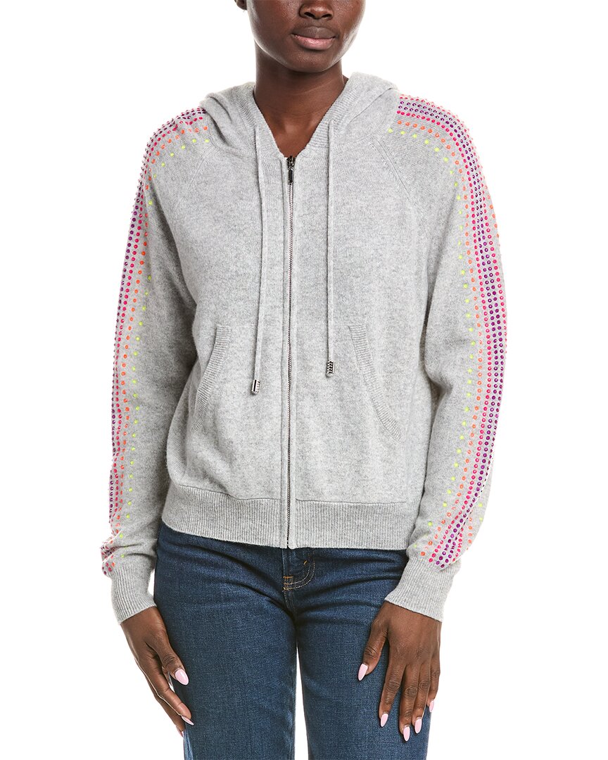 

Броди Кашемир Карли Кашемировый кардиган с капюшоном Brodie Cashmere, синий