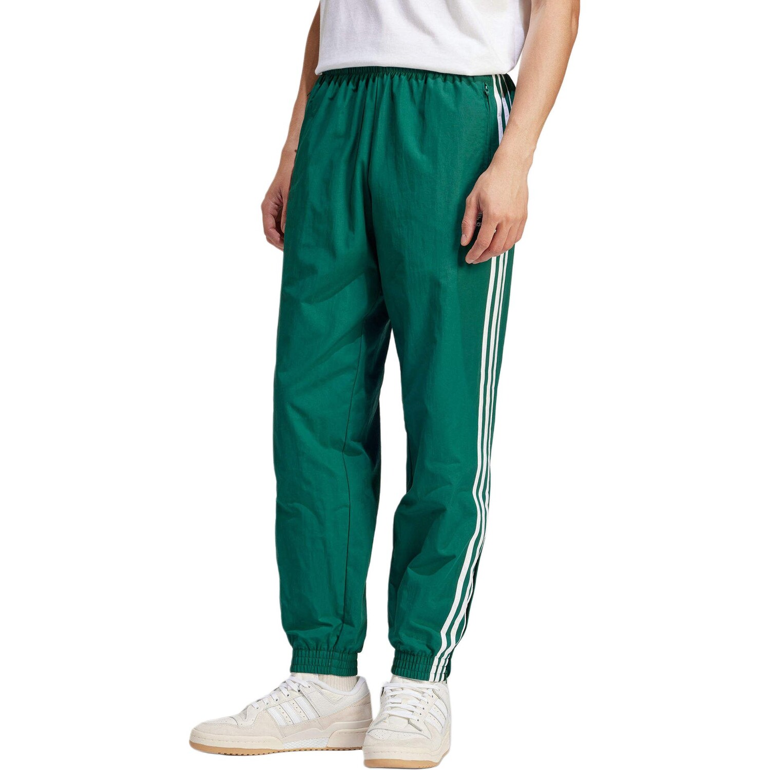 Одежда Трикотажные спортивные штаны Мужские Зеленые Adidas Originals, зеленый — фото 2