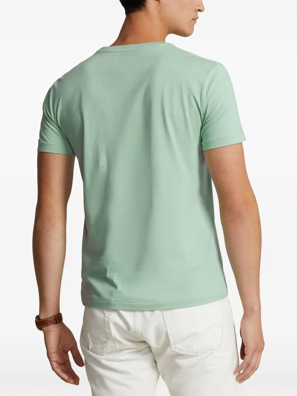 Футболка с вышивкой Polo Pony POLO RALPH LAUREN, зеленый — фото 4