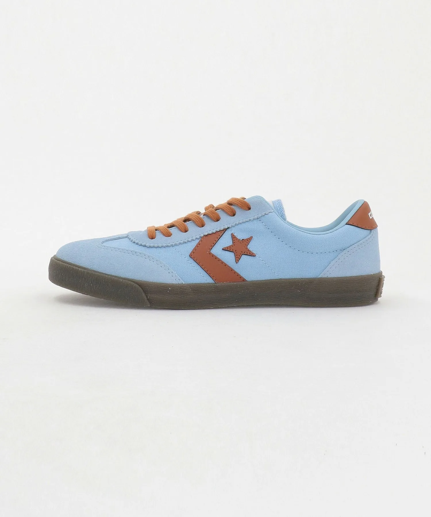 Мужские кроссовки из канвы и замши Road Classic SK OX CONVERSE светло-голубые