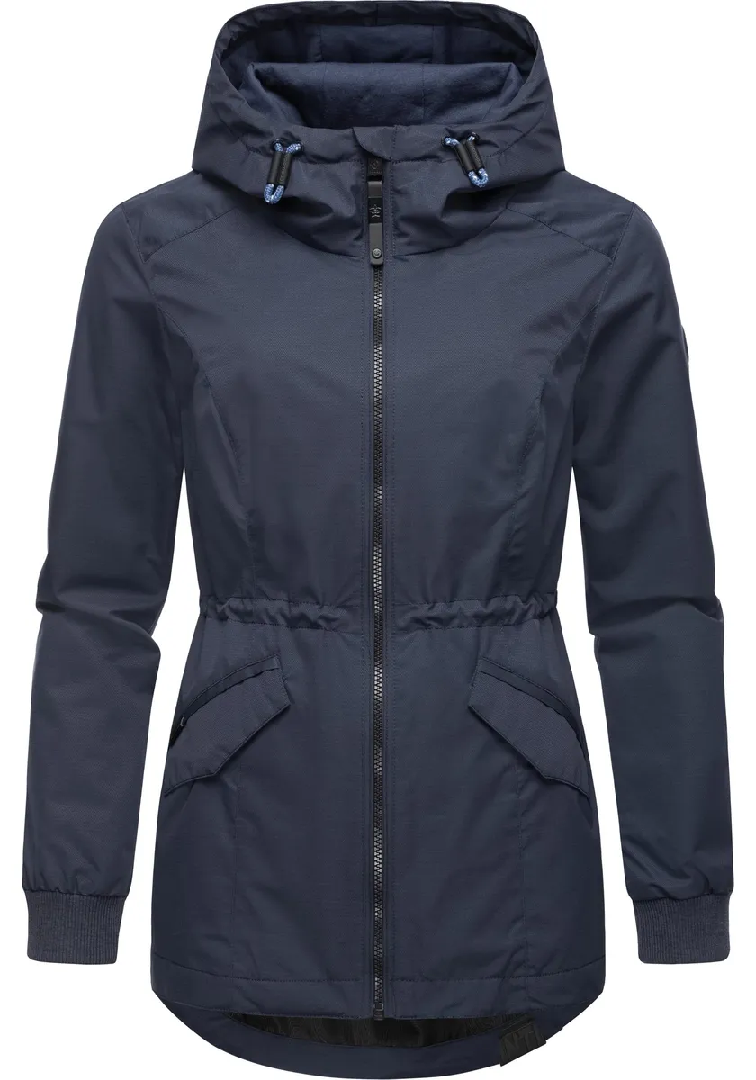 

Куртка Ragwear для активного отдыха "Dowey Tech", с капюшоном, стильная непромокаемая переходная куртка с большим капюшоном, цвет морской волны