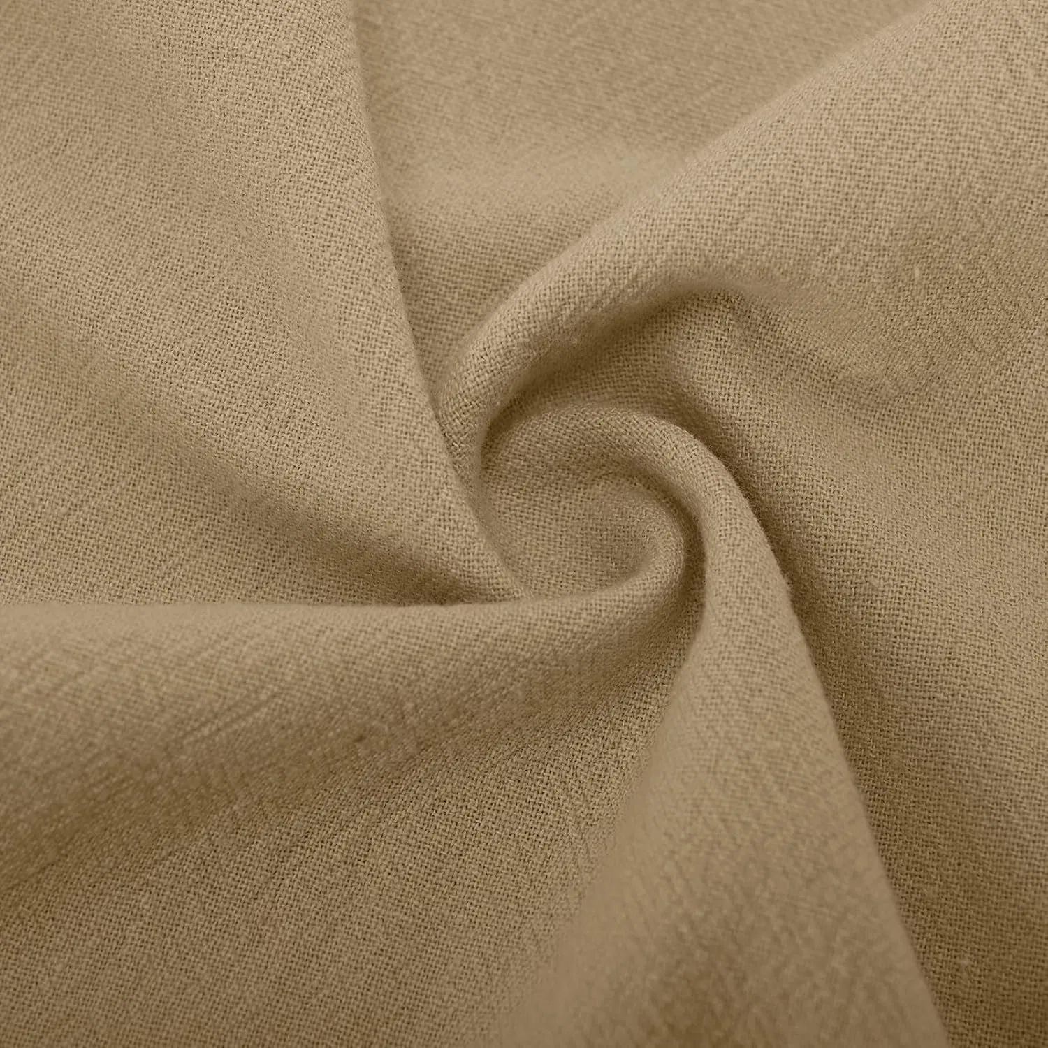 Блуза женская с пуговицами, мягкая однотонная, Khaki — фото 4