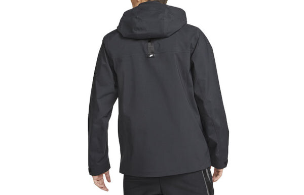 Куртка Nike Storm-fit Adv M65 Sports logo Casual Solid Color Hooded Jacket Black, черный — фото 2