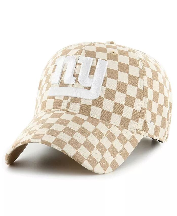 

Женская загорелая шапка New York Giants Vibe Check Clean Up Adjustable '47 Brand