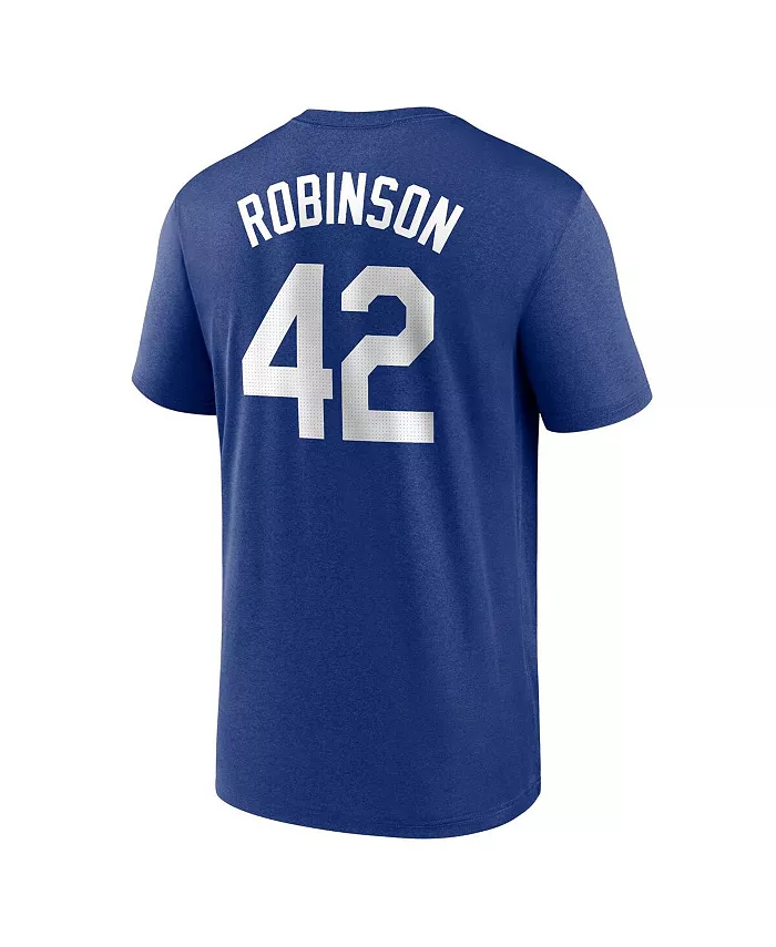 Мужская футболка "Jackie Robinson Royal Brooklyn Dodgers Legend" с именем и номером для дома Nike — фото 3
