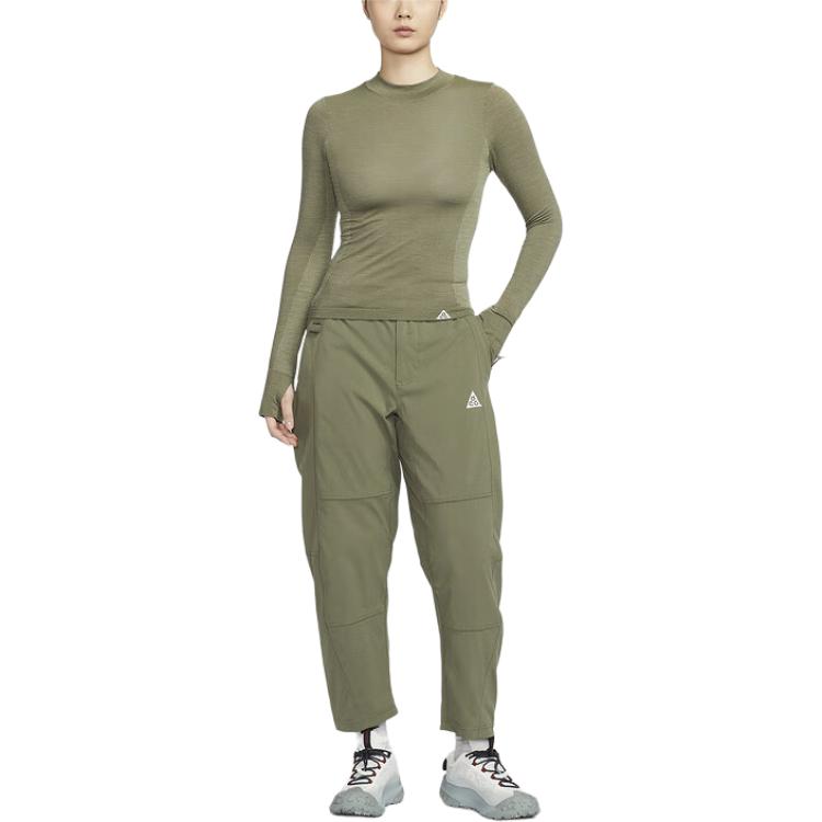 Nike Женские зеленые брюки ACG Knitted Sweatpants — фото 4