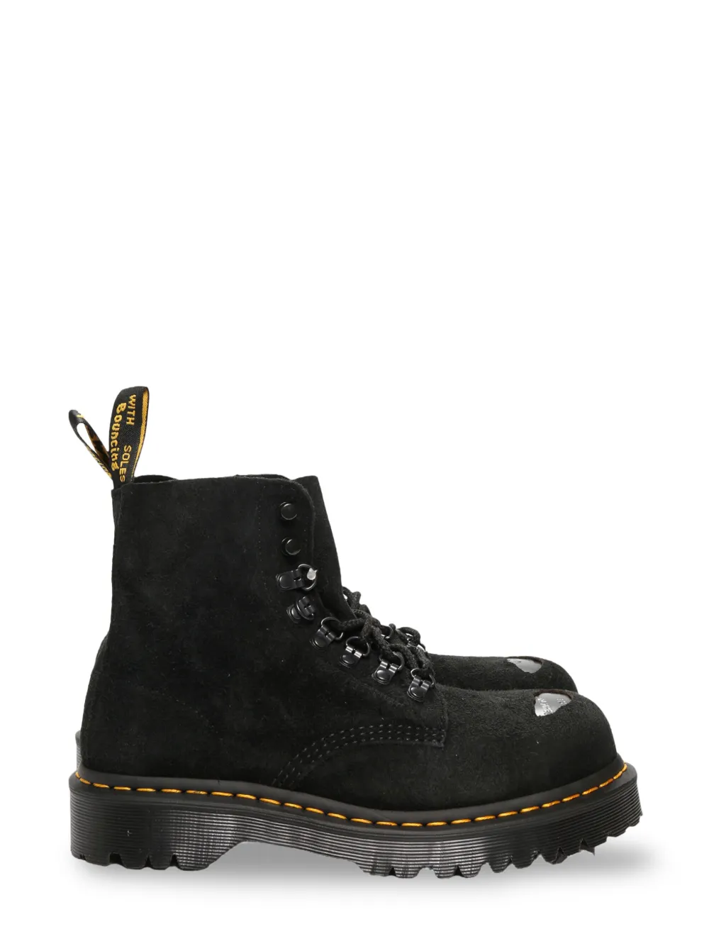 

Замшевые ботинки на шнуровке Dr. Martens, черный