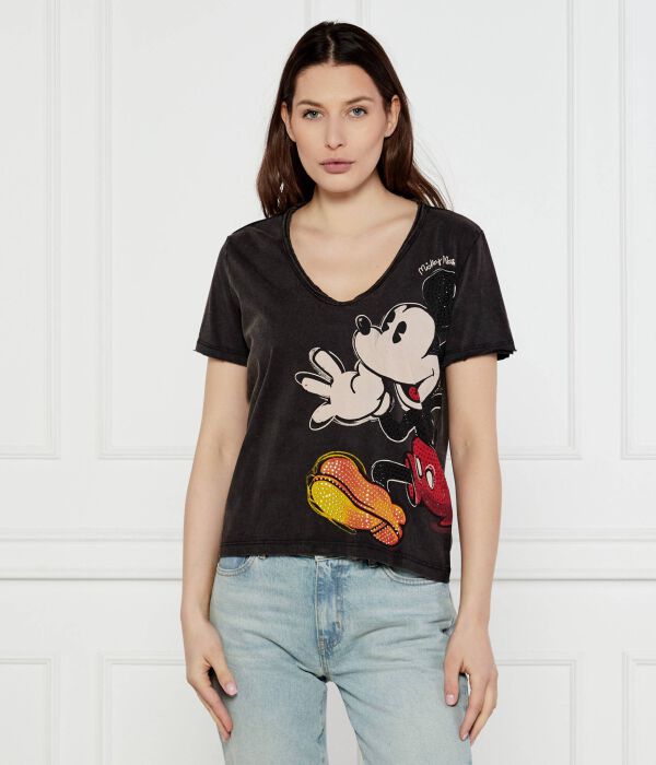 

Футболка с Микки Маусом Джокером Regular fit Desigual, черный
