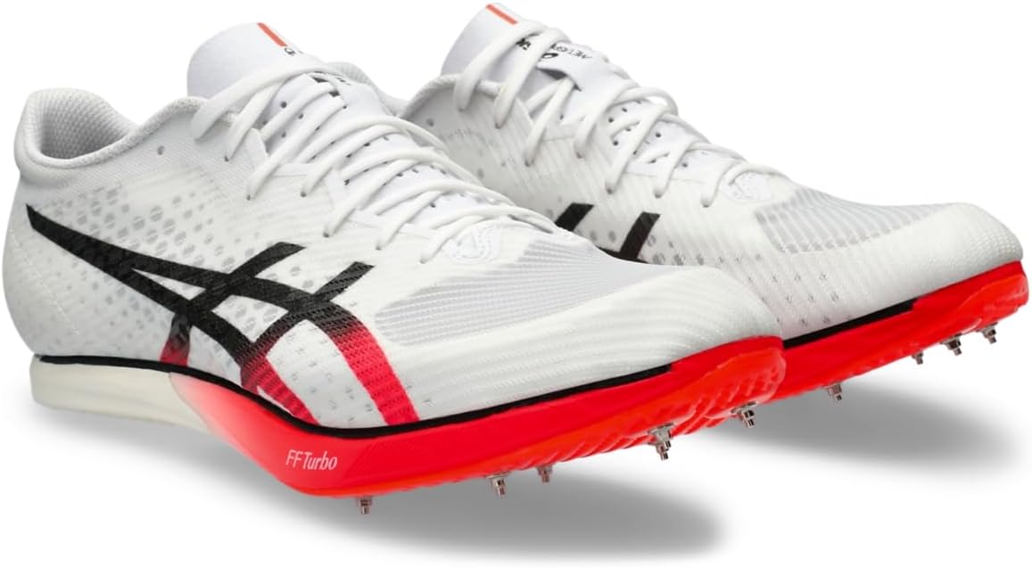 Кроссовки для легкой атлетики ASICS Unisex METASPEED MD, белый/черный — фото 2