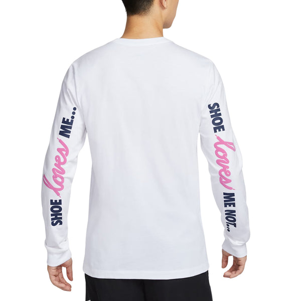 Футболка sportswear long sleeved t-shirt asia sizing s day' Nike, белый — фото 2