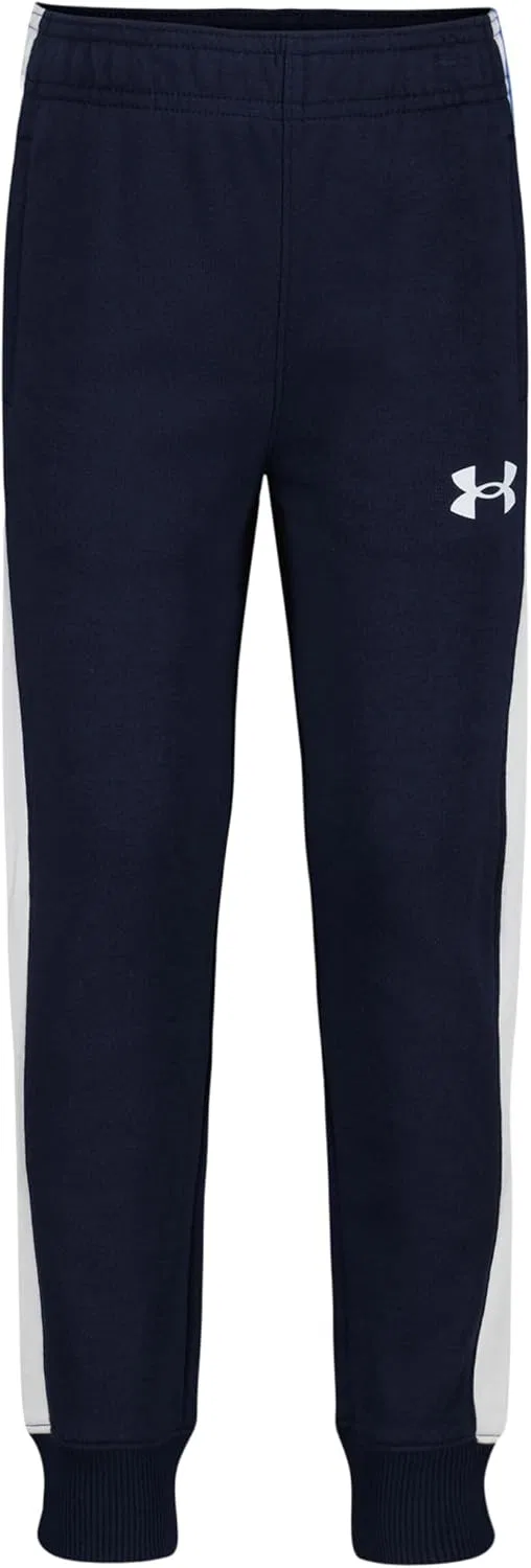 Детские спортивные брюки Under Armour Pull-On Jogger, мягкие и удобные, свободного кроя, Midnight Navy Rival