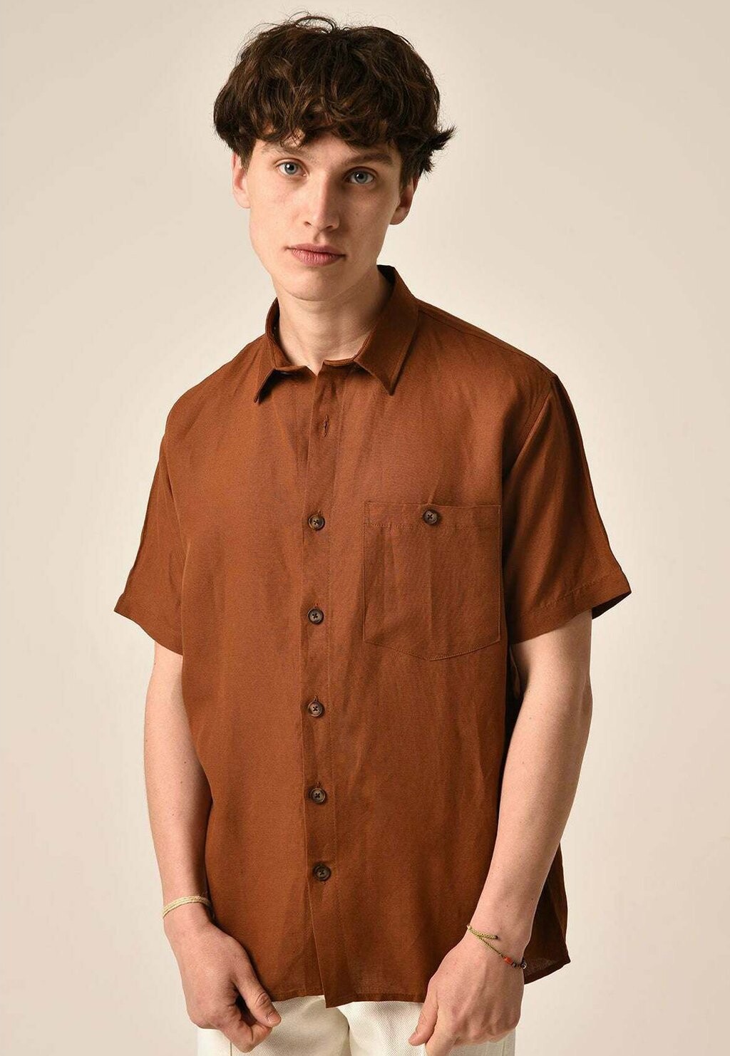 

Рубашка SHORT SLEEVE Antioch, цвет brown
