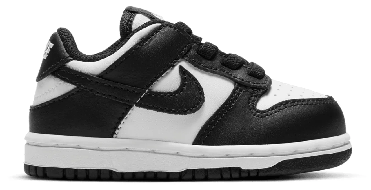 Кроссовки для мальчиков Dunk Low Nike, цвет Black/White/White