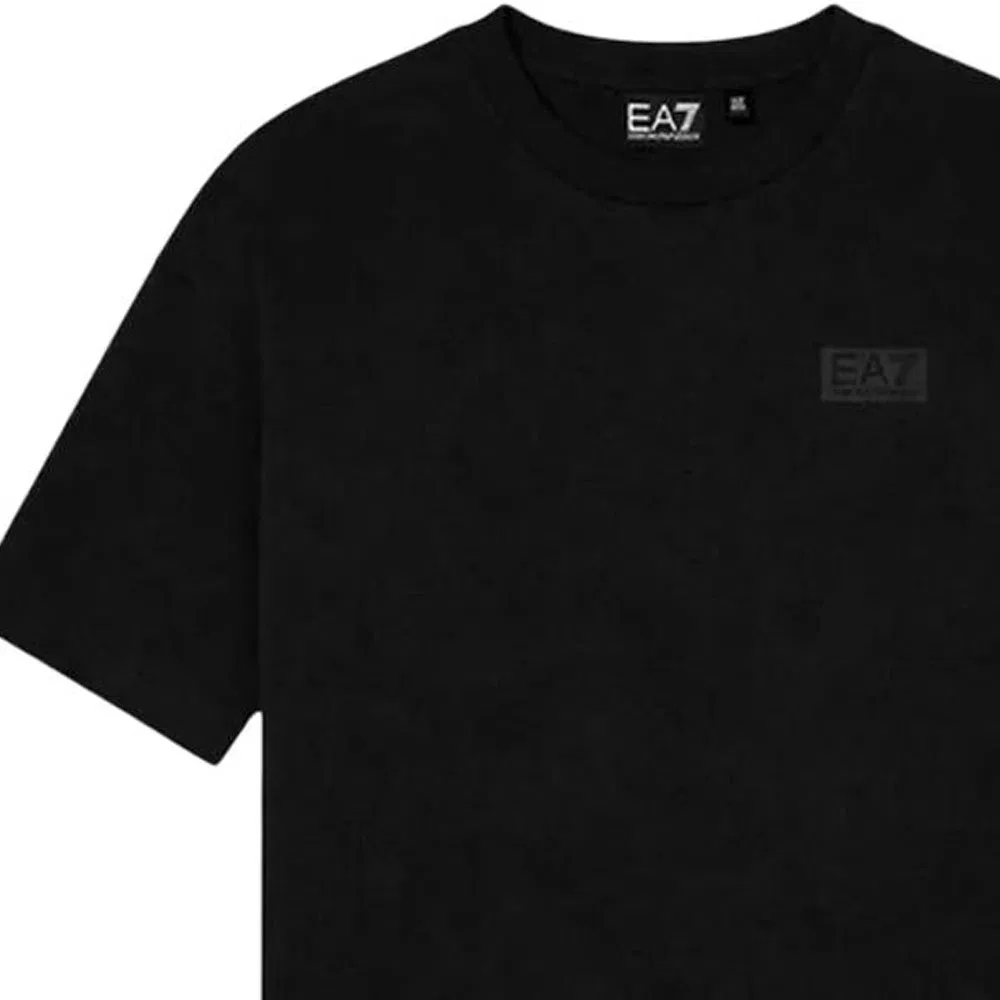 Футболка для детей с круглым вырезом Emporio Armani, Black — фото 4