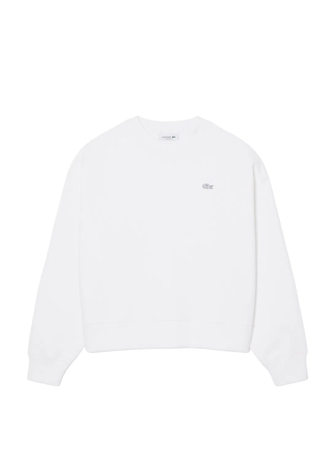 Свитшот оверсайз Lacoste white