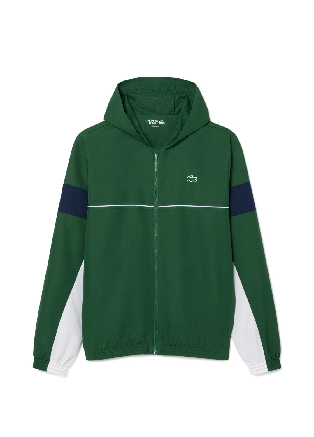 Куртка капюшон Lacoste, зеленая
