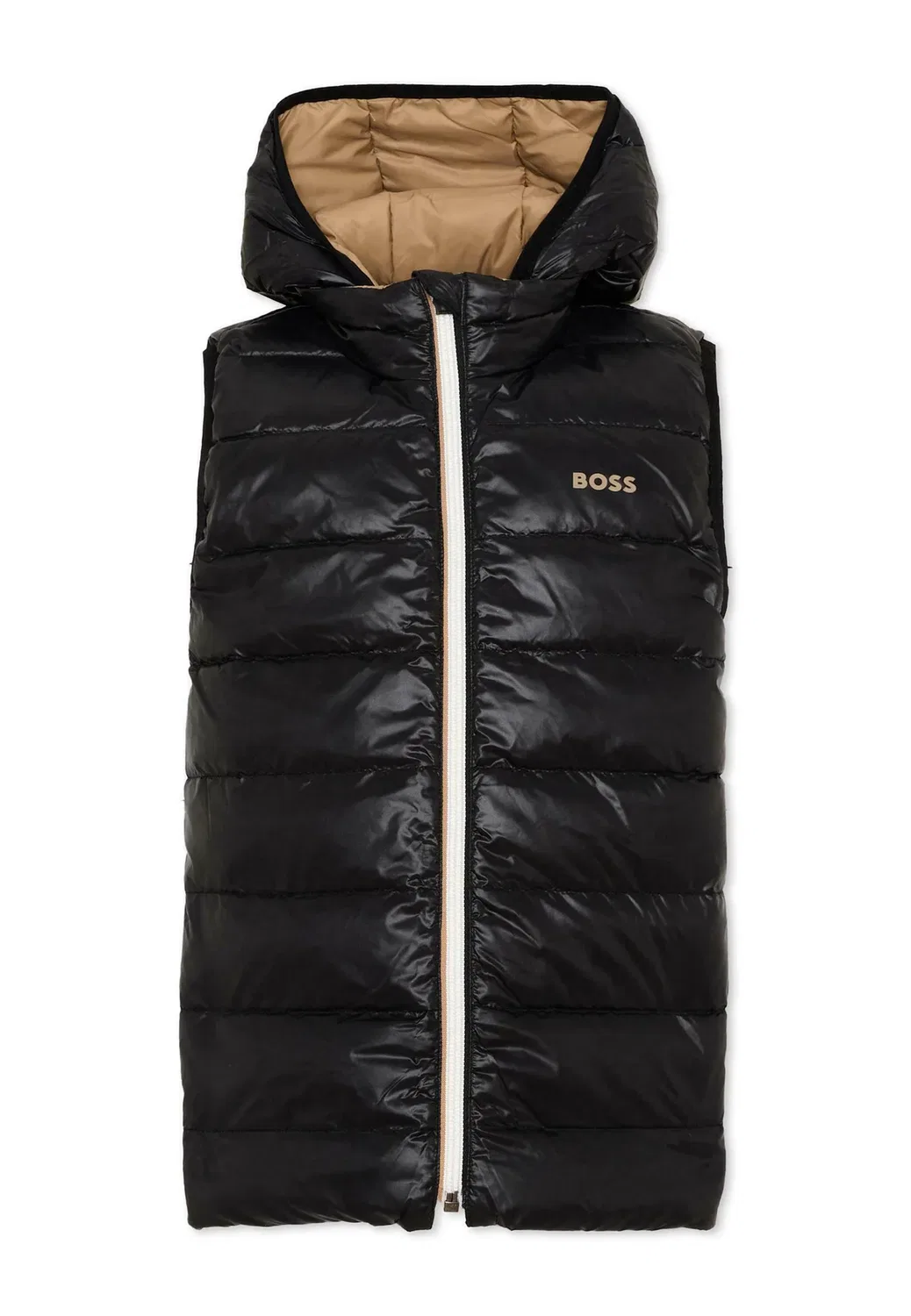 Сманикато - жилет Boss Kidswear, Beige — фото 3