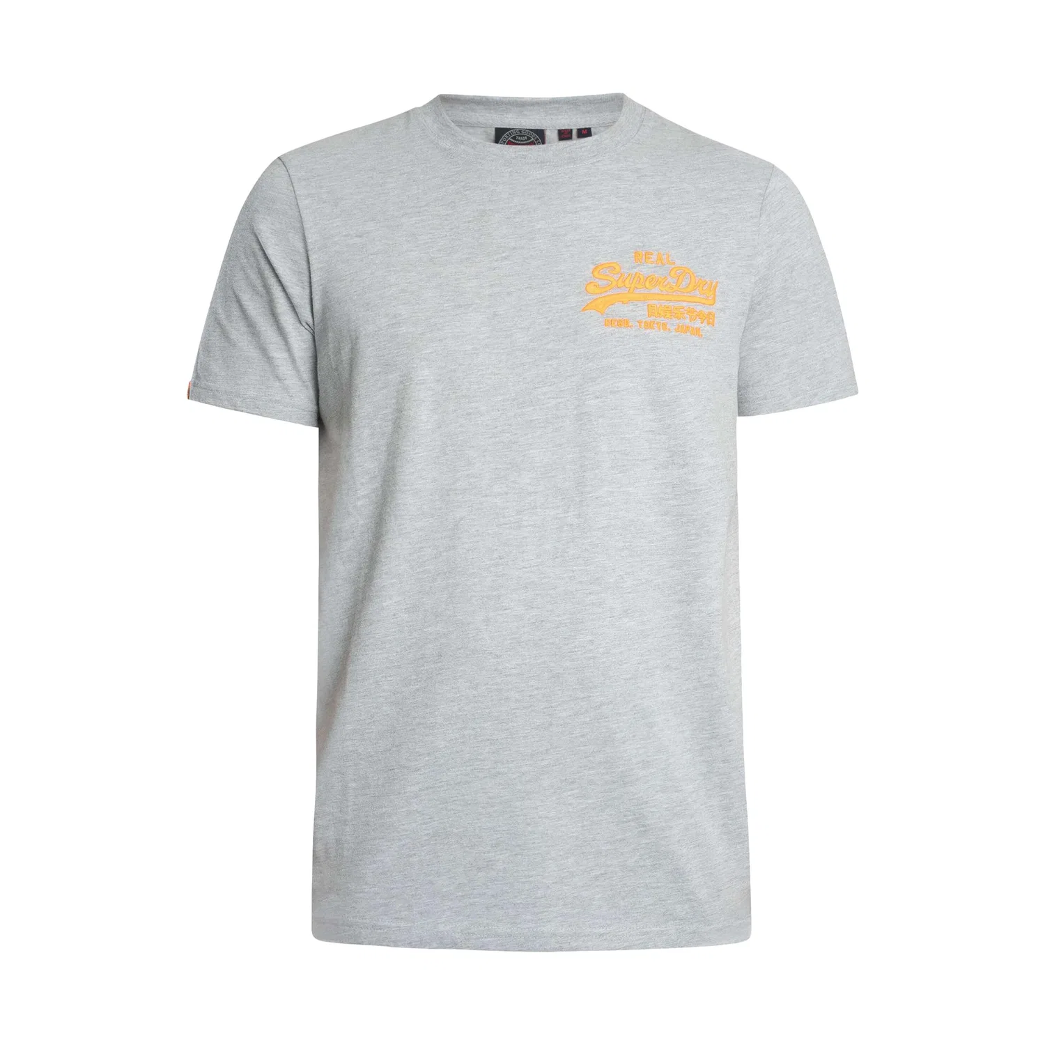 Мужская хлопковая футболка Superdry Vintage, Grau Hellzinngrau