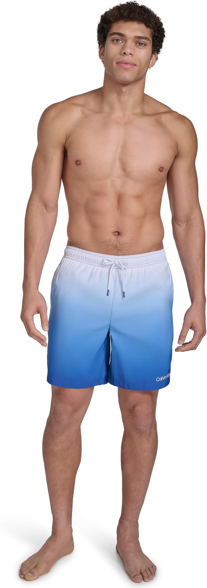 Плавательные шорты Calvin Klein Volley Quick Dry Lightweight Ombre, синий — фото 2
