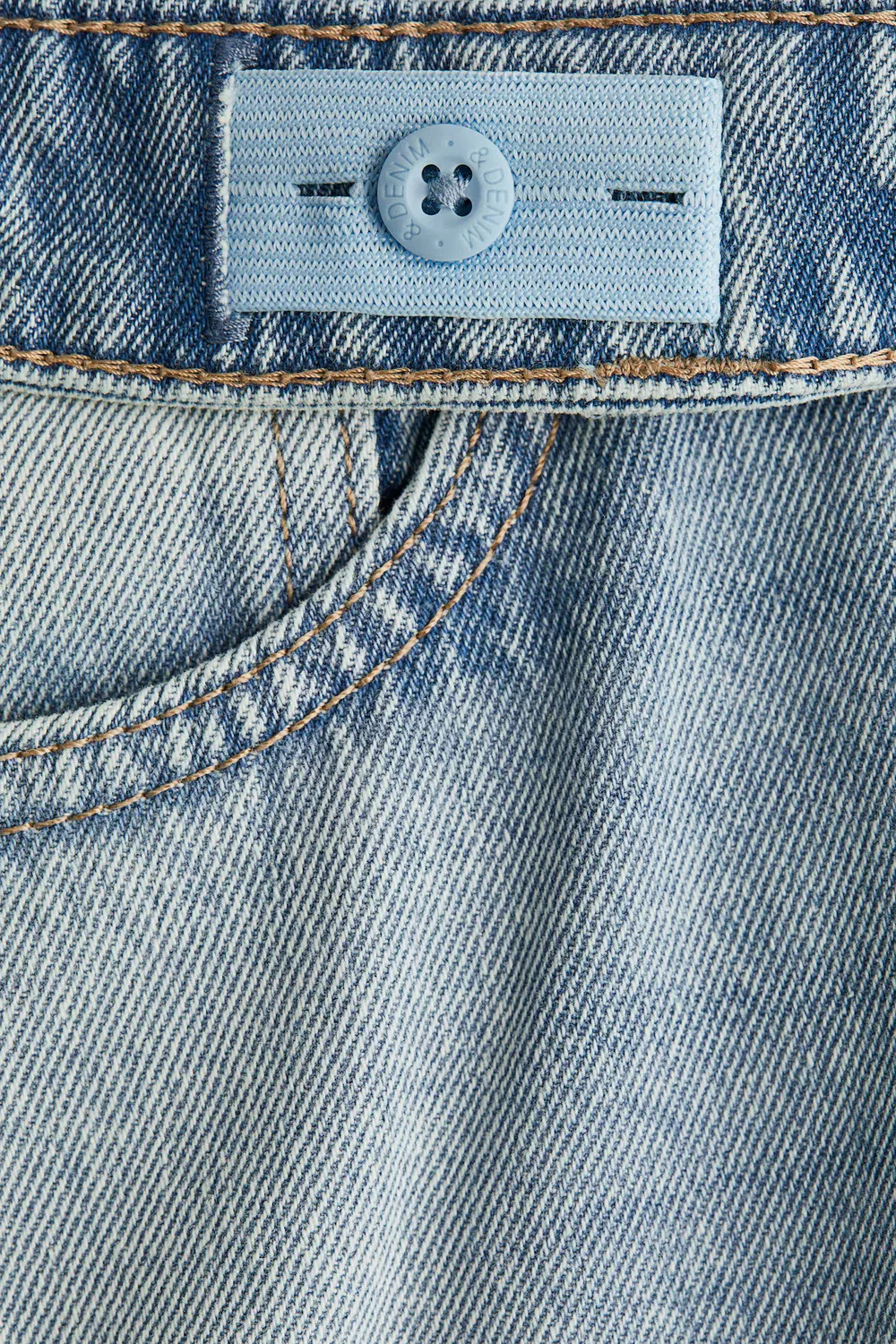 Свободные джинсы H&M, Helles Denimblau — фото 4