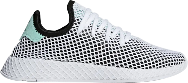 

Кроссовки Adidas Deerupt 'Black Easy Green', черный