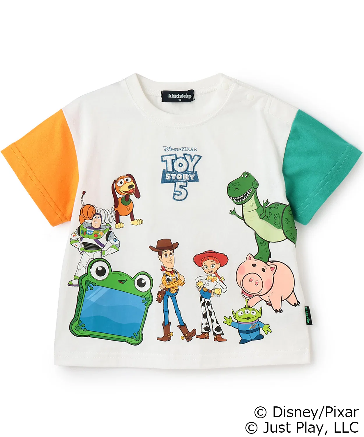 Детская футболка с длинным рукавомToy Story 5 kladskap, White