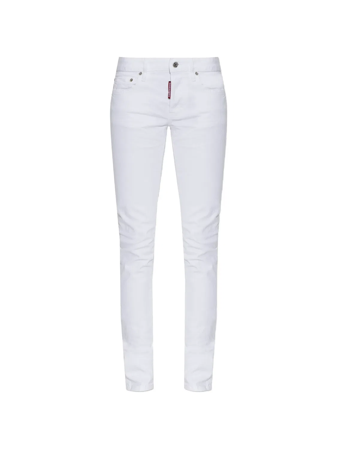 Джинсы super skinny белые DSQUARED2, белый