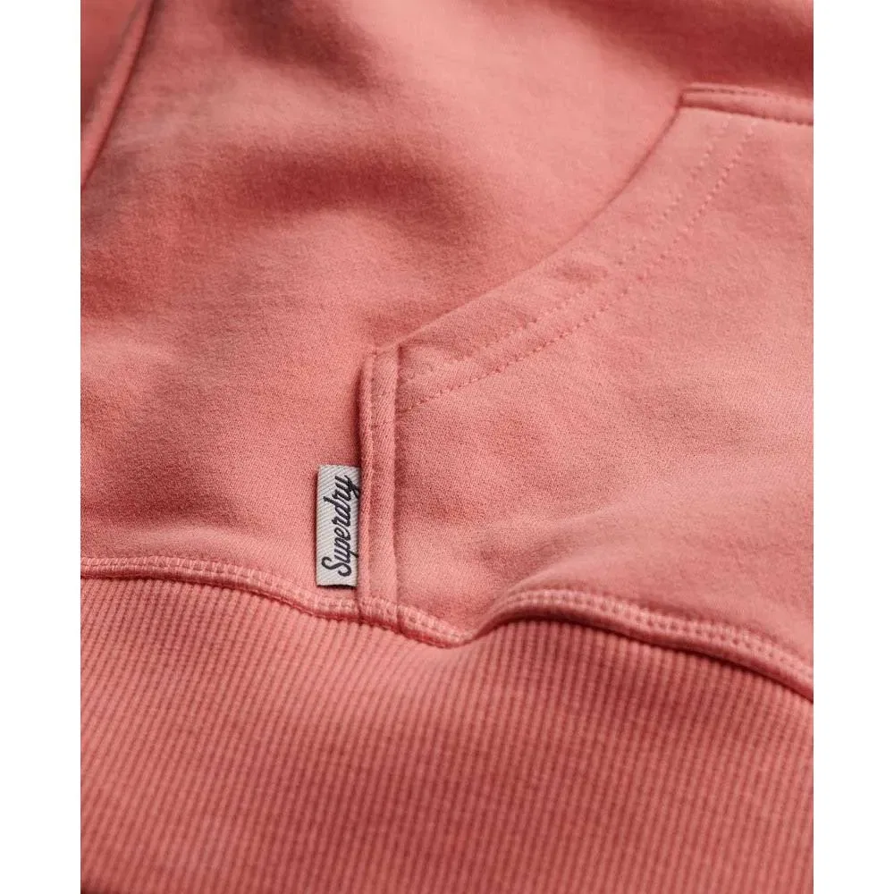 Худи Essential Logo Emb Superdry, розовый — фото 2