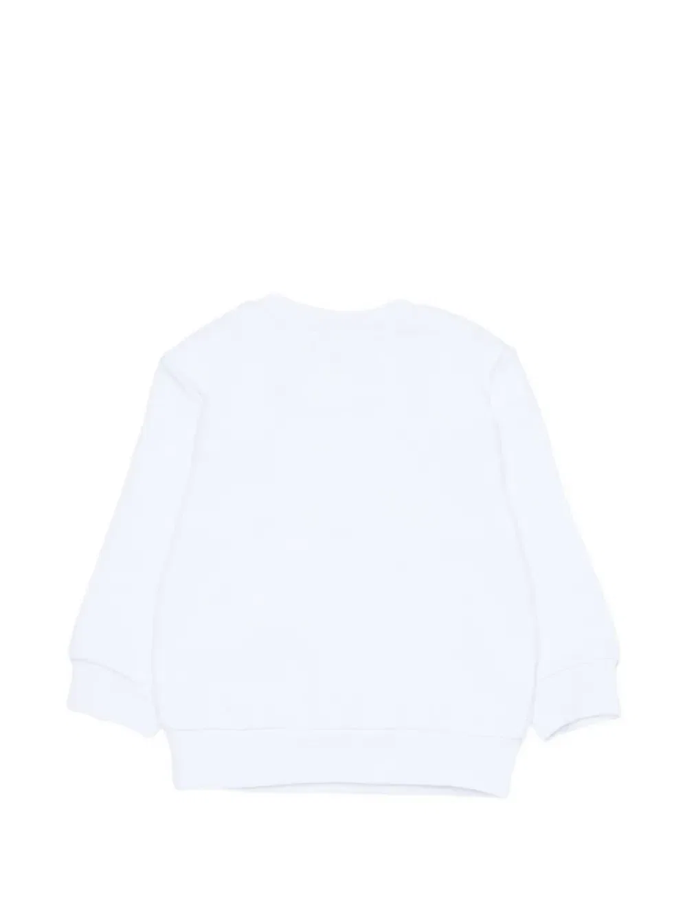 Свитшот с логотипом и кнопками Dsquared2 Kids, белый — фото 2