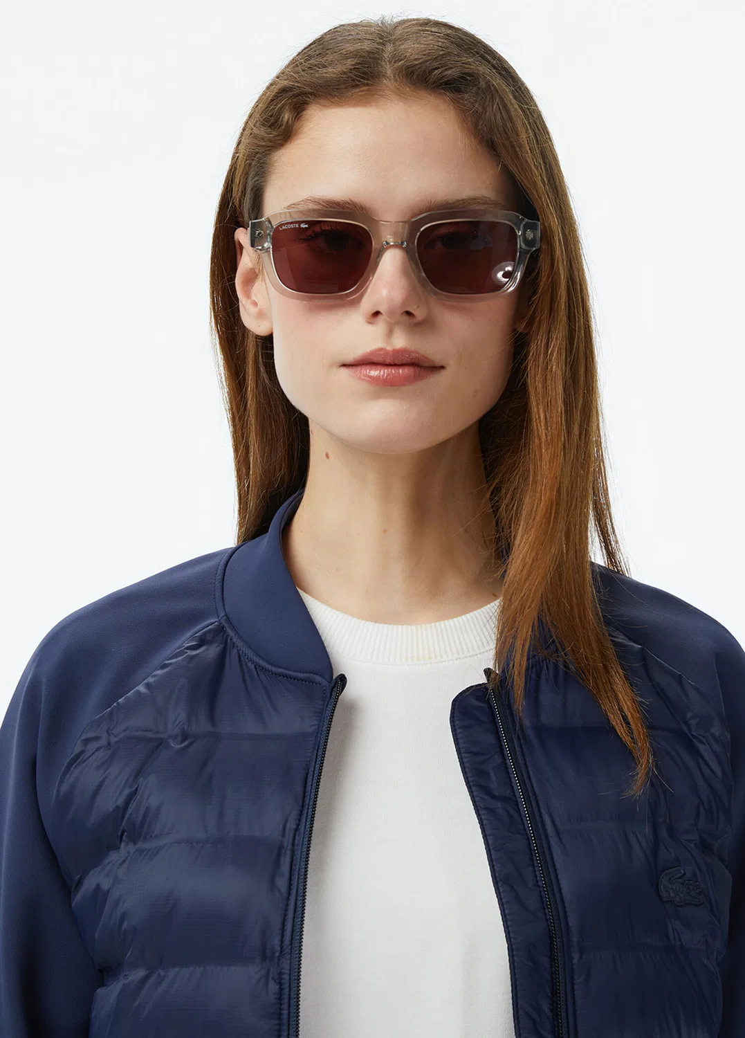 Пальто Lacoste Regular Fit, синий — фото 4