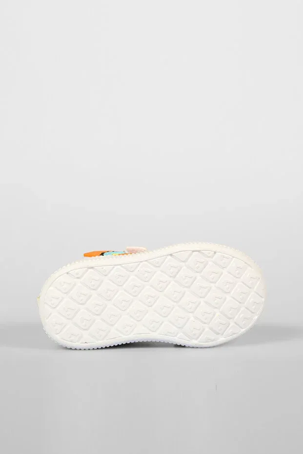 Детские кроссовки для девочек с коротким каблуком Snoop booties phylon sneakers Vicco, White — фото 2